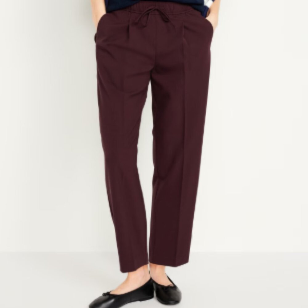 High Waisted Billie Trouser (RED)
